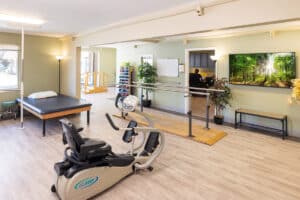 Rehab gym at Red Cliffs Post Acute